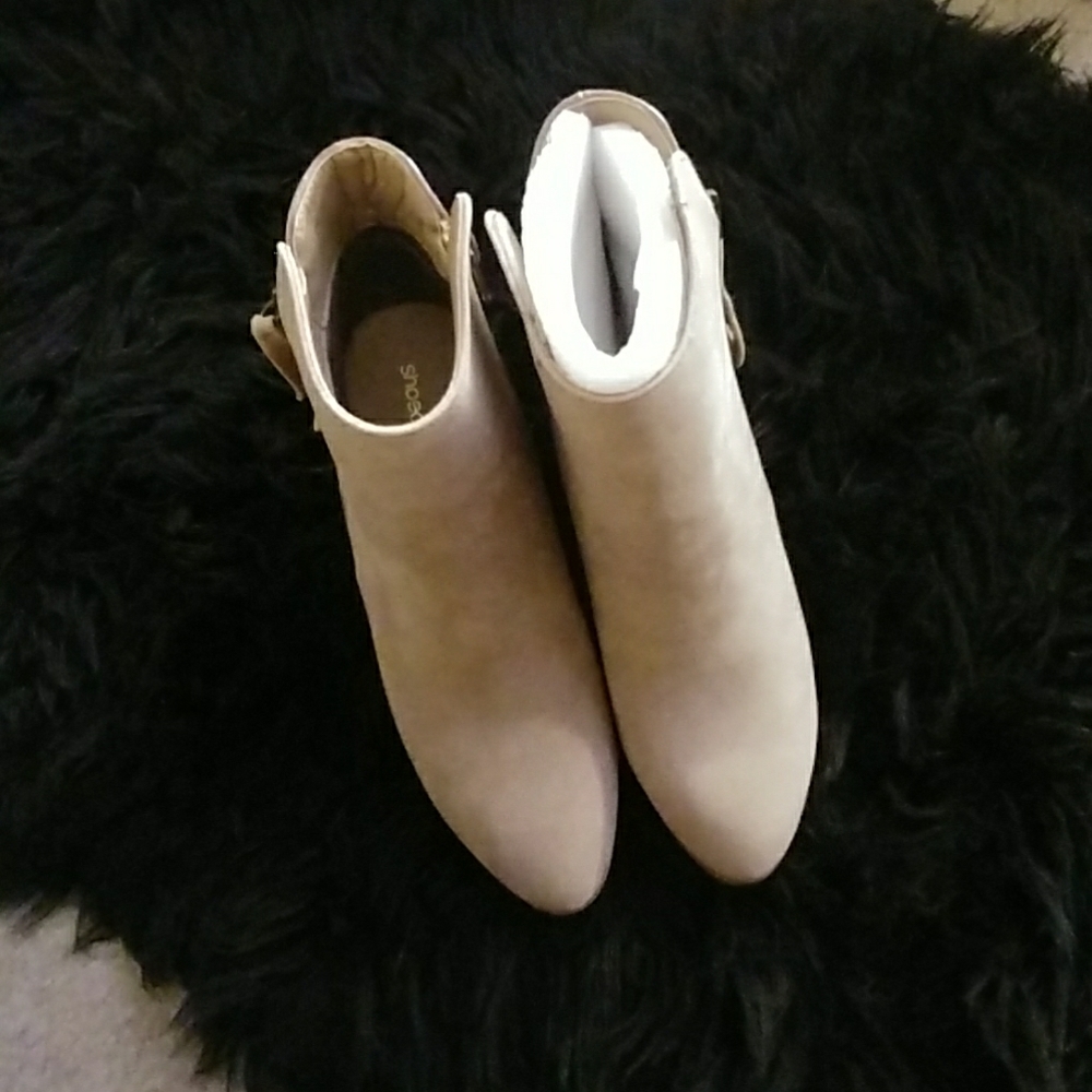 Taupe booties
